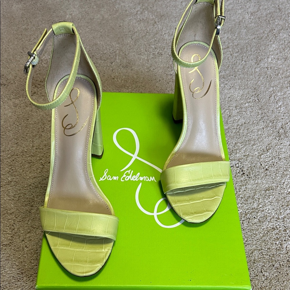 NWT-Sam Edelman Yaro block heel sandals Sz 6.5